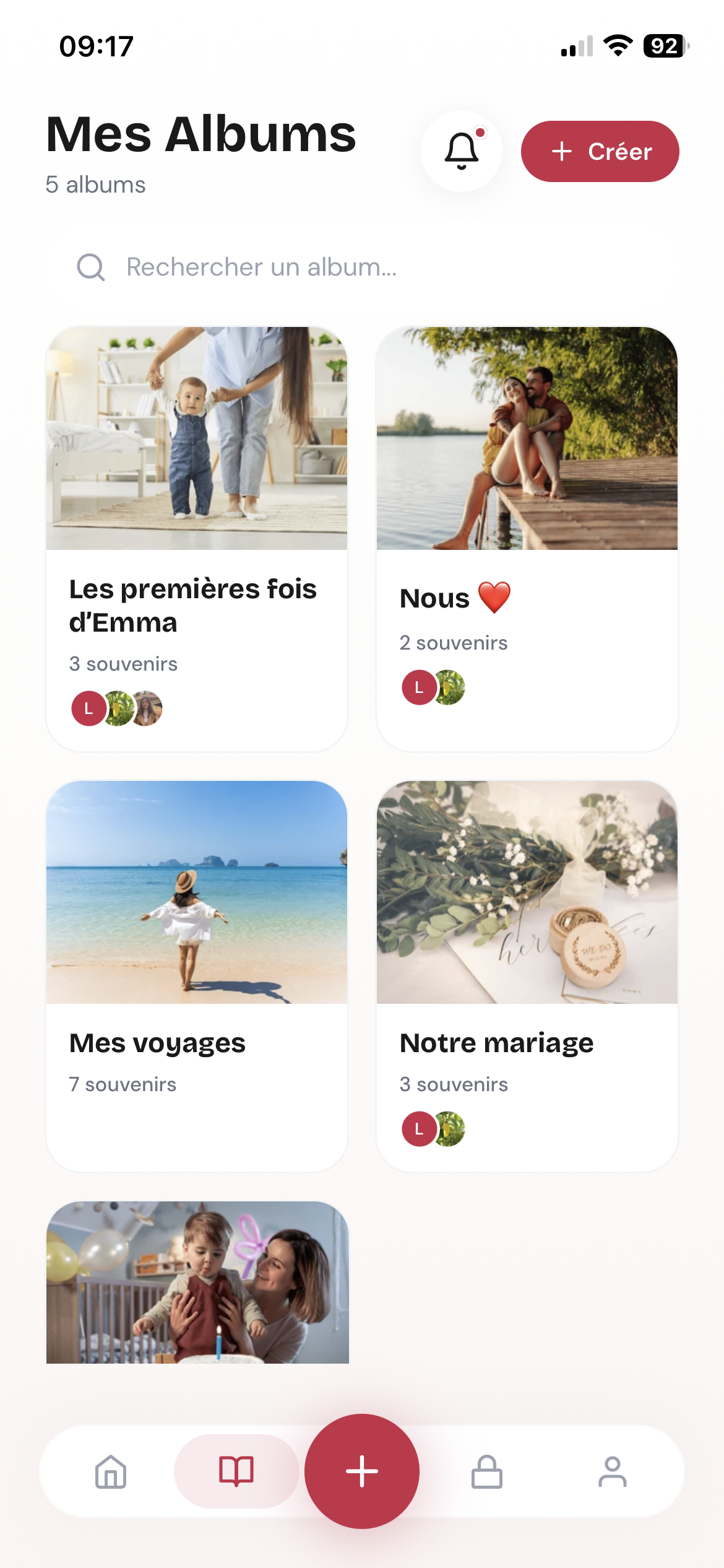 Grille des albums LovAlbum